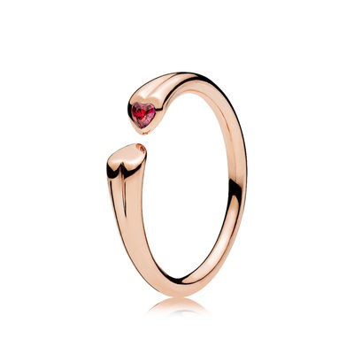 Pandora Rose Two Hearts Ring