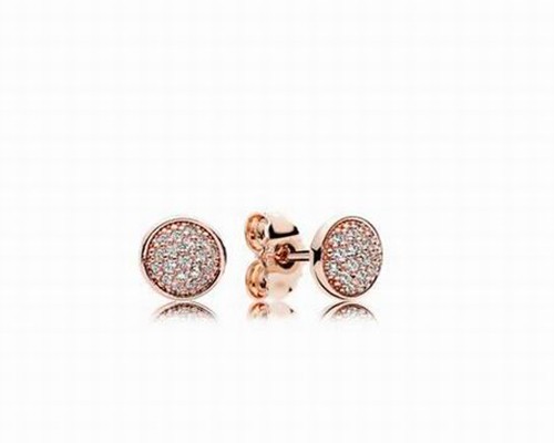 Pandora Rose Dazzling Droplets Earring Studs