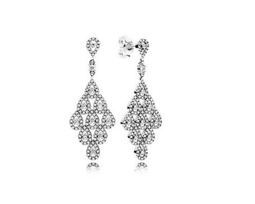 Pandora Cascading Glamour Small Hanging Earrings