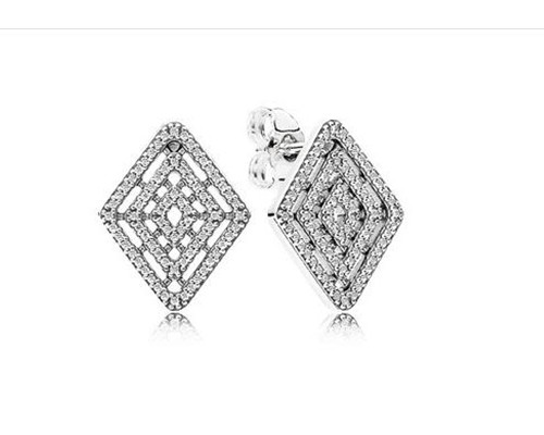 Pandora Geometric Lines Earring Studs