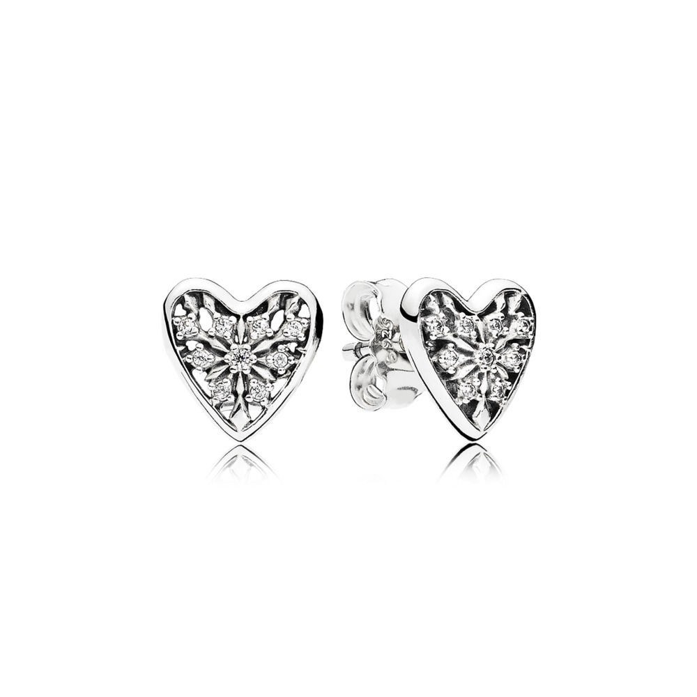 Pandora Hearts of Winter Earring Studs