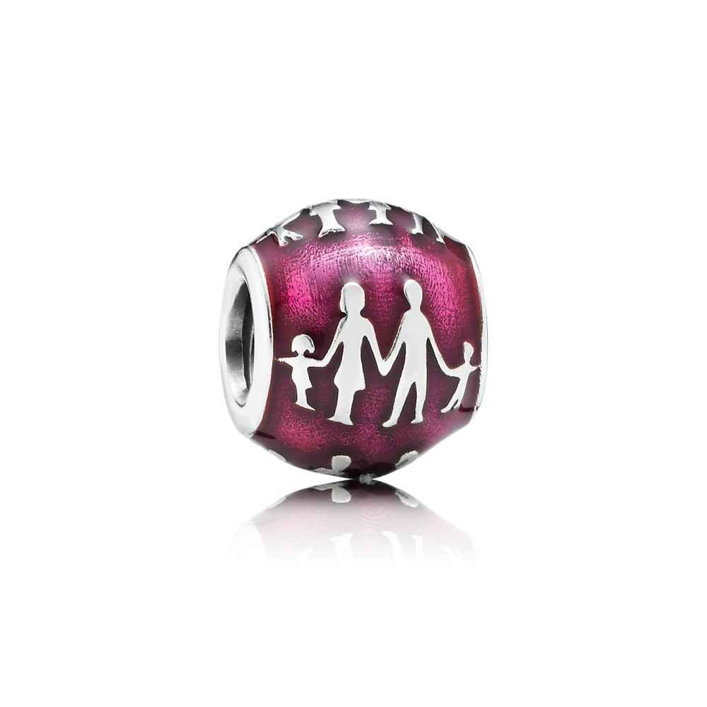 Pandora Purple Family Love Charm