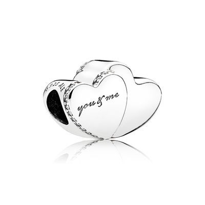 Pandora Two Hearts Charm