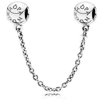 Pandora Logo Safety Chain