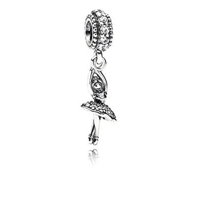 Pandora Ballerina With Cz Dangle