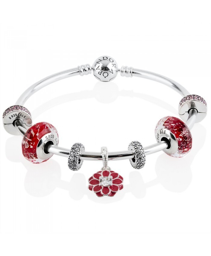 Pandora Oriental Bloom Complete Bangle Cb617
