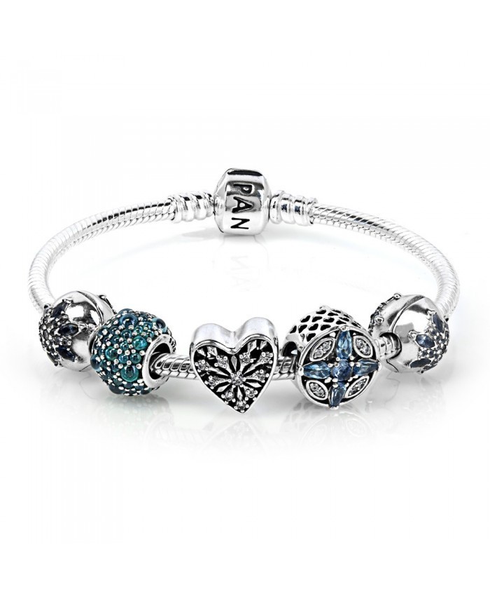 Pandora Frosted Patterns Complete Bracelet Cb664