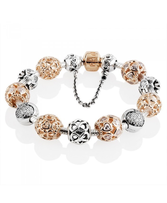 Pandora Rose Sweetheart Complete Bracelet Cb625