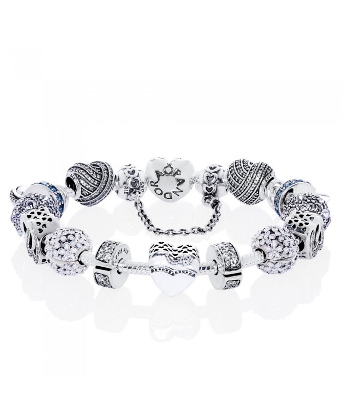 Pandora Silver Our Special Day Complete Bracelet Cb553