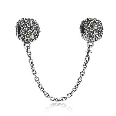 Pandora 14k Gold Daisy Safety